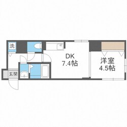 恵美須町駅 徒歩1分 9階の物件間取画像